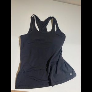 Lululemon support tank with bra size 10